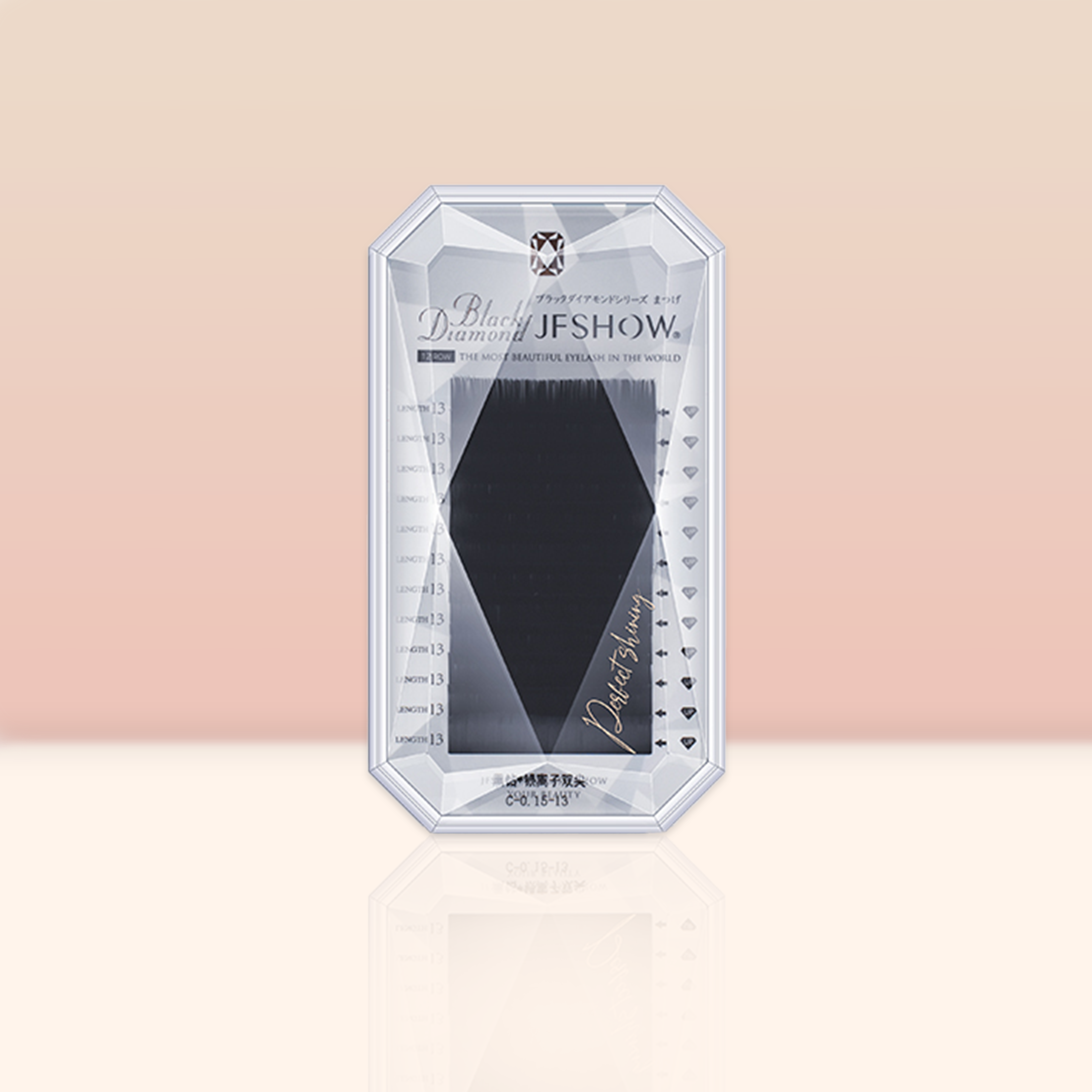 Double-pointed flat lash